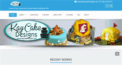 Desktop Screenshot of kaycakedesigns.com